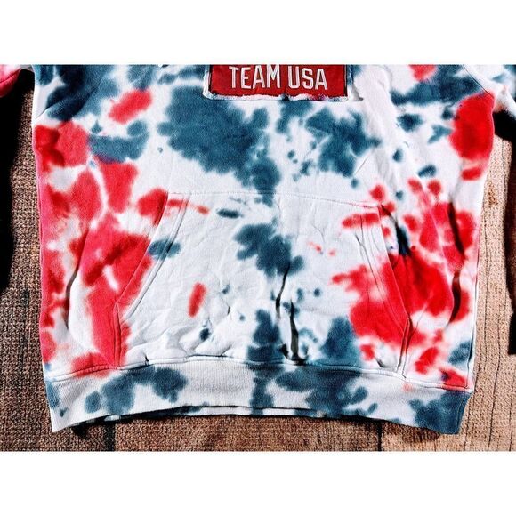 Hello Kitty X Team USA Tie-Dye Hoodie Sweatshirt Size Large L - Picture 5 of 8